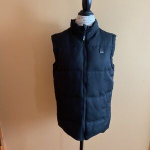 Bench Men’s Black “Puffer” Quilted Vest Size S